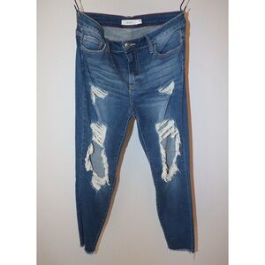Cello Distressed Skinny Jeans